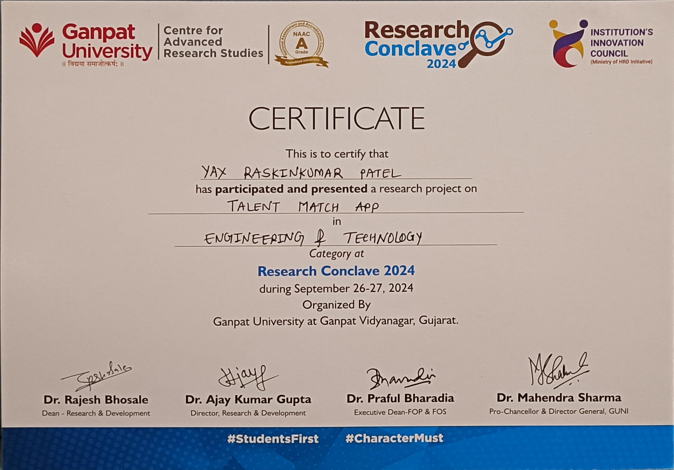 GUNI Research Conclave 2024
